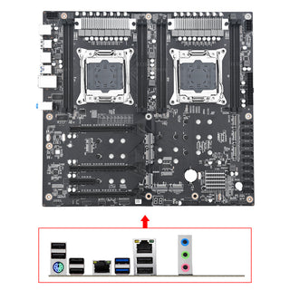X99_D4_DUAL_PRO Dual-Channel Desktop Computer Motherboard LGA2011-3 V3/V4 CPU
