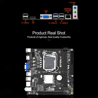 B75M-I LGA 1155 Mini-ITX Motherboard with M.2 NVMe/NGFF Slot, DDR3, SATA 3.0, USB 3.0, HDMI