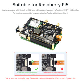 Raspberry Pi 5 PCIe to M.2 E Key Supports USB Bluetooth Connection Adapter Board