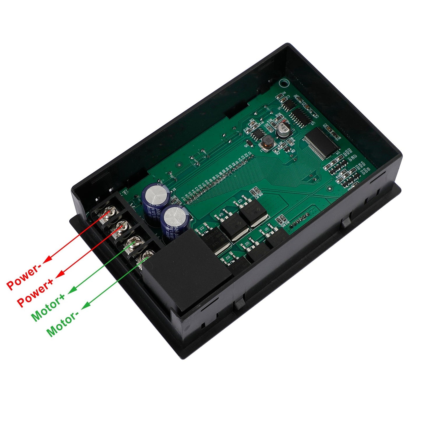 Digital PWM Motor Speed Controller 0~100% DC12V 24V 36V 48V Time Reversible 40A Generic