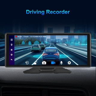 10.26" Bluetooth Car Navigation Carplay Wireless Car Radio Recorder AHD Camera