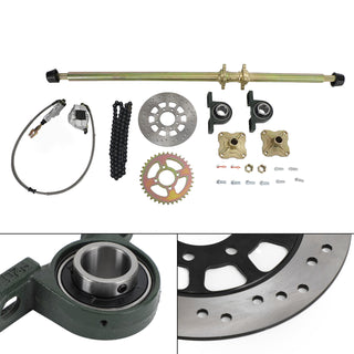 Various ATV Quad Go Kart Rear Live Axle Kit Sprocket Brake Wheel
