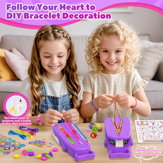 Whale Shape Friendship Bracelet Making Kit DIY Art Craft 6-12 Year Girl Gift