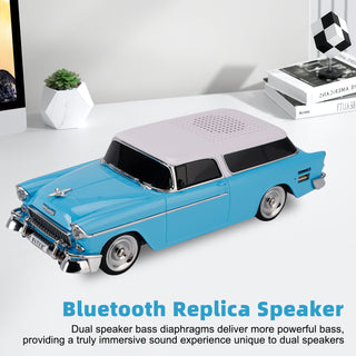 WS-1955 Bluetooth Replica Speaker Retro Speaker Car Design HD Sound TWS FM Radio