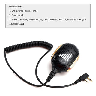 K-SM26 Microphone Speaker for TK-240 TH-K2 RPV516A KG659 TG-45AT PX888 LT-6288