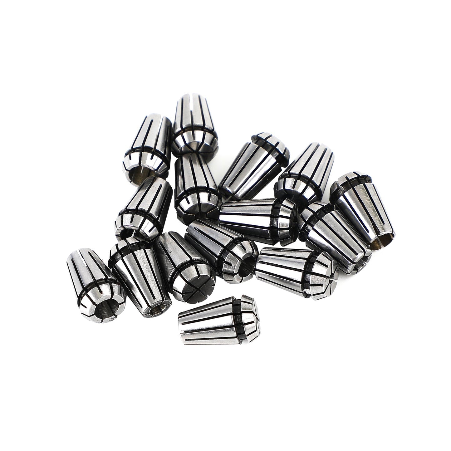 15Pcs ER11 Spring Collet Set For CNC Milling Lathe Tool Engraving Machine Steel Generic