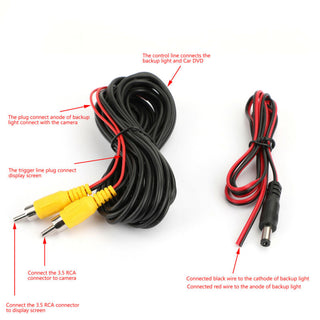 Rear Reverse Car Backup Vision Waterproof Universal View Camera 360°