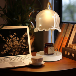 Candle Warmer Lamp with Timer & Dimmable Light - Cozy Lantern for Home, Includes 2 Bulbs