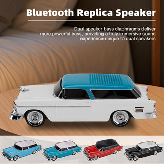 WS-1955 Bluetooth Replica Speaker Retro Speaker Car Design HD Sound TWS FM Radio