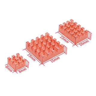 Orange Pi RV2 Radiator Orange Pi RV2 Development Board Pure Copper Heat Sink CPU