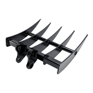 Alloy Steel Rake Attachment For Mini Excavators Excavator Small Digger