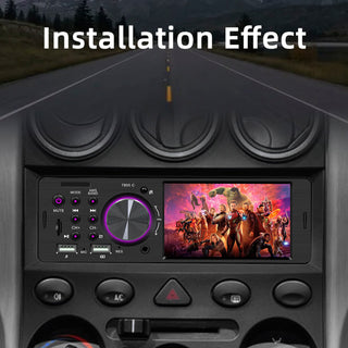 4.1" Single DIN Car MP5 Player Touch Screen FM Stereo Radio Bluetooth + Camera