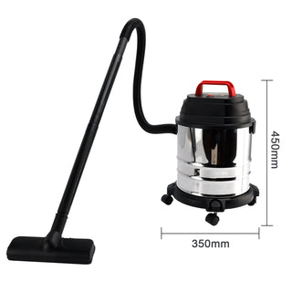 5 Gallon Steel Stainless Wet/Dry Canister Vac Shop Vacuum Cleaner 1800W