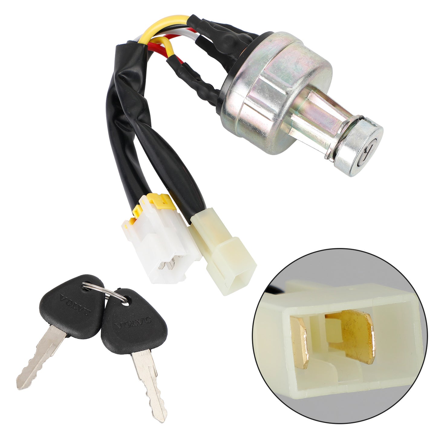 Ignition Switch For Volvo Excavator EC55 EC210 EC240 VOE 14526158 14529152 Key Generic