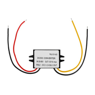 WaterProof 30-90V to 12V 1A 12W Step Down DC/DC Power Converter Regulator