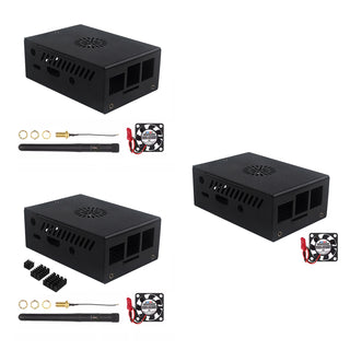 New Orange Pi 3B Metal Case Orange Pi 3B Aluminum Alloy Box Cooling Fan Cool Case