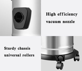 18L Handheld Ash Vacuum Cleaner,Pellet Stove Vacuum,16-18kpa Powerful Suction,Stainless Steel Canister,Dust Remove,For Home Office,Carpet Floors&Pet Hair