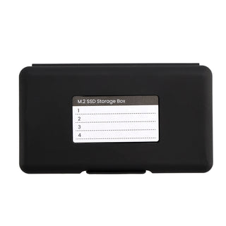 M2 Hard Drive Protection Box Solid State Drive Box Shockproof Waterproof Black