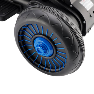 3Wheel 6V Kid Ride On Motorcycle Electric Toy With Colorful Light And Music Blue