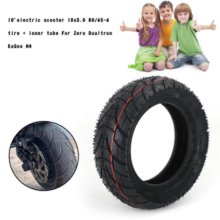 10 inch E-Scooter 10x3.0 80/65-6 Tire + Tube Zero Dualtron KuGoo M4