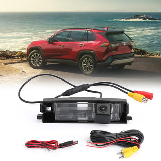 Backup CCD Reverse Camera Rear View Cams Weatherproof Parking Fit for Toyota RAV4 2009 - 2012