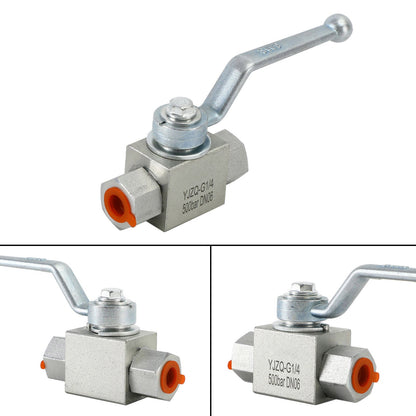 2 Way Hydraulic Ball Valve 1/4" NPT Female High Pressure Ball Valve Generic