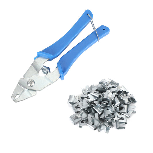 300Pcs Wire Cage Clips With 1Pc Snap Plier For Rabbit Chicken Pet Dog Cat Cage Generic