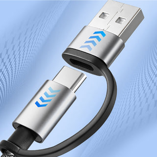 1.2M Data Cable 3-in-2 Charging Cable Multi Charging Cable Cord Charger Cable