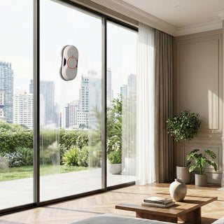 Double Automatic Water Spray Tiles for High Windows Glass Doors (Indoor & Outdoor) Smart Window Cleaning Robot with 5600Pa Suction Power