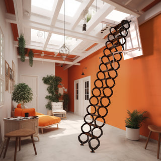 13 Steps Electirc Acctic Ladder Aluminum Folding 11.8FT Remote For Loft Home 35"27.5"Loft Ladder Stairs Electirc Attic Folding Ladder Workshop 13 Steps 3.6M 13 Steps Black Loft Folding Electirc Attic Ceiling Ladder Stairs 39.37"27.5" 3.6M
