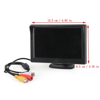 5 Inch HD Screen Monitor for Car Rear view Reverse Backup Parking Camera