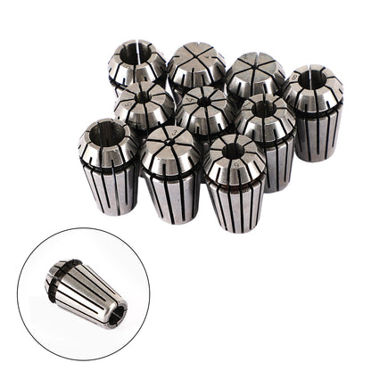 10Pcs ER16 Spring Collet Set For CNC Milling Lathe Tool Engraving Machine Steel Generic