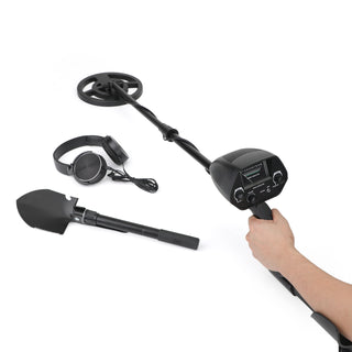 Shovel + Headphone + Metal Detector Gold Digger Hunter Waterproof Deep Sensitive