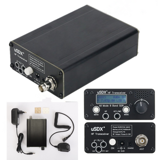 8-Band USDX+ HF Transceiver HF Ham Radio QRP CW Transceiver 3W-5W All Mode
