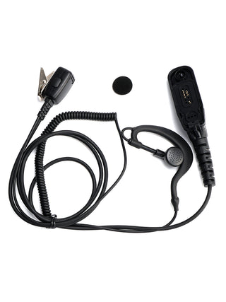 8268-614 Curved Earhook Headset For XPR6380 XiR P8260 DP3600 APX6000 GP328D