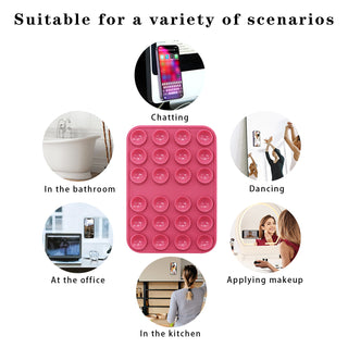 Silicone Suction Phone Case Mount Magnetic Suction Cup Holder for iPhone 17 16
