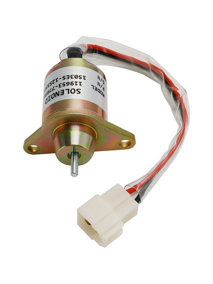 Fuel Shut Off Solenoid Valve Fits For Yanmar 1503ES-12S5SUC5S 119653-77950 Generic