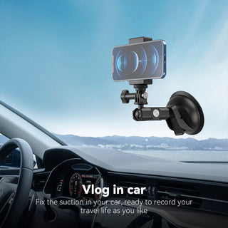 Suction Cup Bracket Strong Suction 360° adjustable For Dji Gopro13/Insta 360 Go3