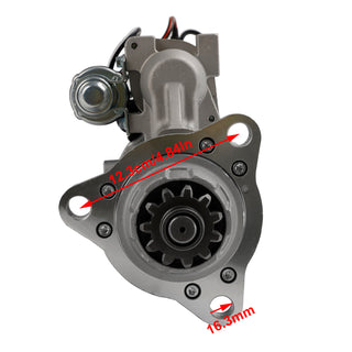 12V Gear Reduction Starter Motor 8200289 8200308 For Cummins Caterpillar 39MTF