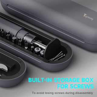 topteng Ratchet Screwdriver Set 50Nm Torque Ideal for Small Electronic Repairs