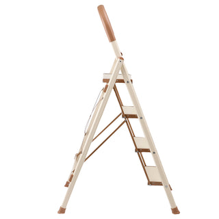 4-Step Folding Ladder with Handrails – Anti-Slip, 330 lbs Capacity