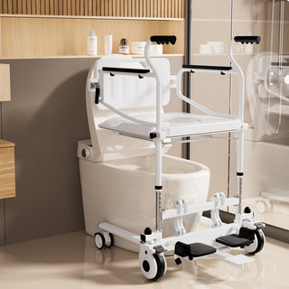 Topteng Patient Chair Transferred Lift Wheelchair Removable Split Type Wheelchair 250 lb