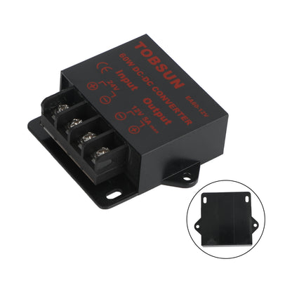 DC Voltage Regulator Buck Converter DC 24V To DC 12V 5A 60W Step Down Reducer Generic