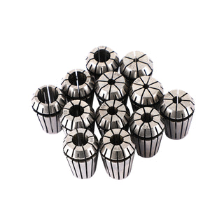 12Pcs ER20 Spring Collet 1/8"-1/2" For CNC Milling Lathe Tool Workholding