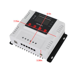 PWM 10A-60A Solar Charge Controller Regulator For Lifepo4 Lead Acid Gel Battery