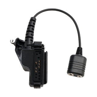 K Interface Headset Port Converter Cable for GP900 MTX838 XTS2500 XTS3000 XTS5000
