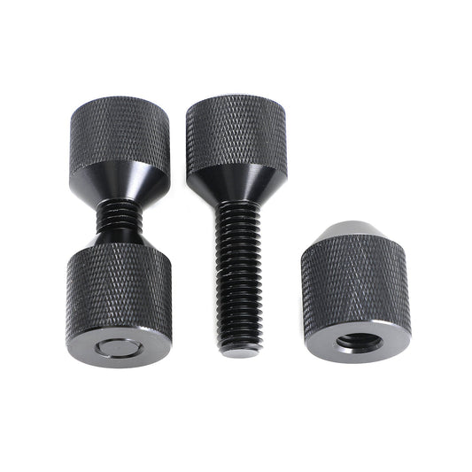 1-1/8" Two Hole Pins Small Aluminum Knurled With Removable Threads Generic