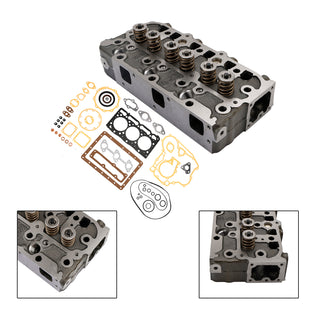 Complete Cylinder Head & Full Gasket Kit Compatible With Kubota D1305 Engine