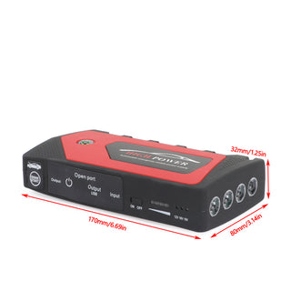 69800mAh Car Jump Starter Portable 4-USB Power Bank Battery Booster Clamp Kit US