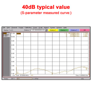 10M-6GHz RF Amplifier 40dB High Gain Driver Receiving Amplifier Receiver System